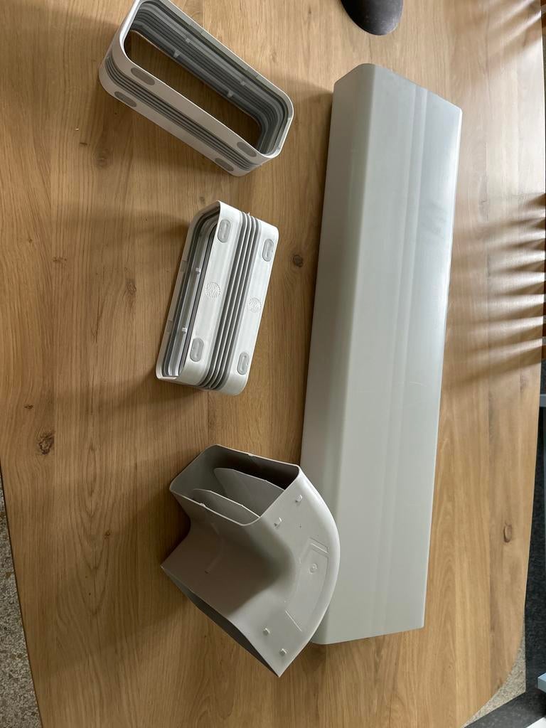 Buizen, bocht en koppelstukken voor afzuiging kookplaat, Ophalen, Gebruikt, Afzuiger