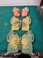 vlinders beton drie stuks, Ophalen of Verzenden