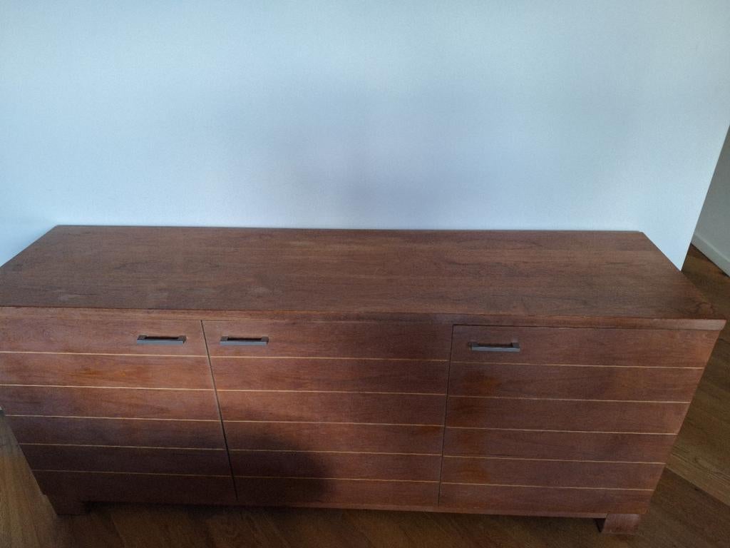 Dressoir van fineer hout, Ophalen, Gebruikt, 25 tot 50 cm, 150 tot 200 cm