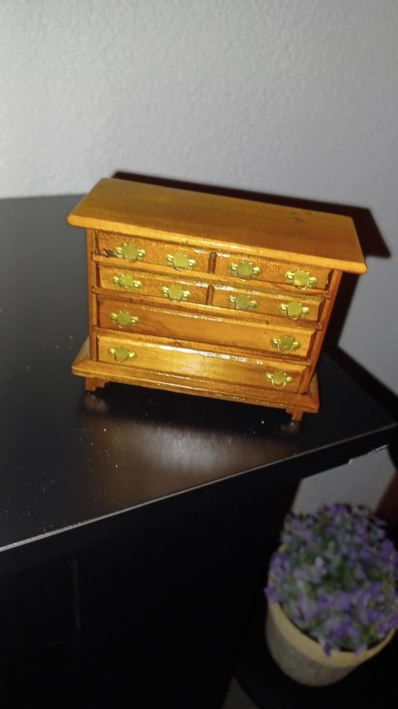 Ladekast voor poppenhuis vintage, Verzamelen, Ophalen of Verzenden, Zo goed als nieuw, Poppenhuis