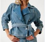 Guess bikerjasje van denim maat M, Maat 38/40 (M), Guess, Blauw, Nieuw