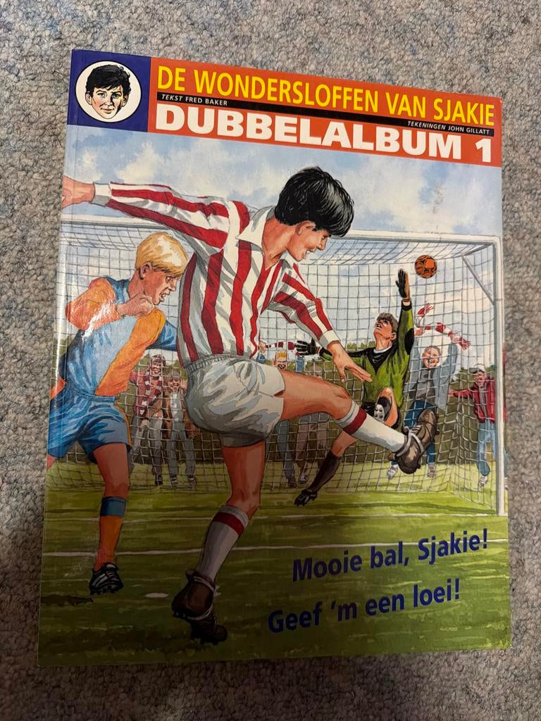 De Wondersloffen van Sjakie Dubbelalbum 1, Ophalen of Verzenden, Gelezen, Balsport