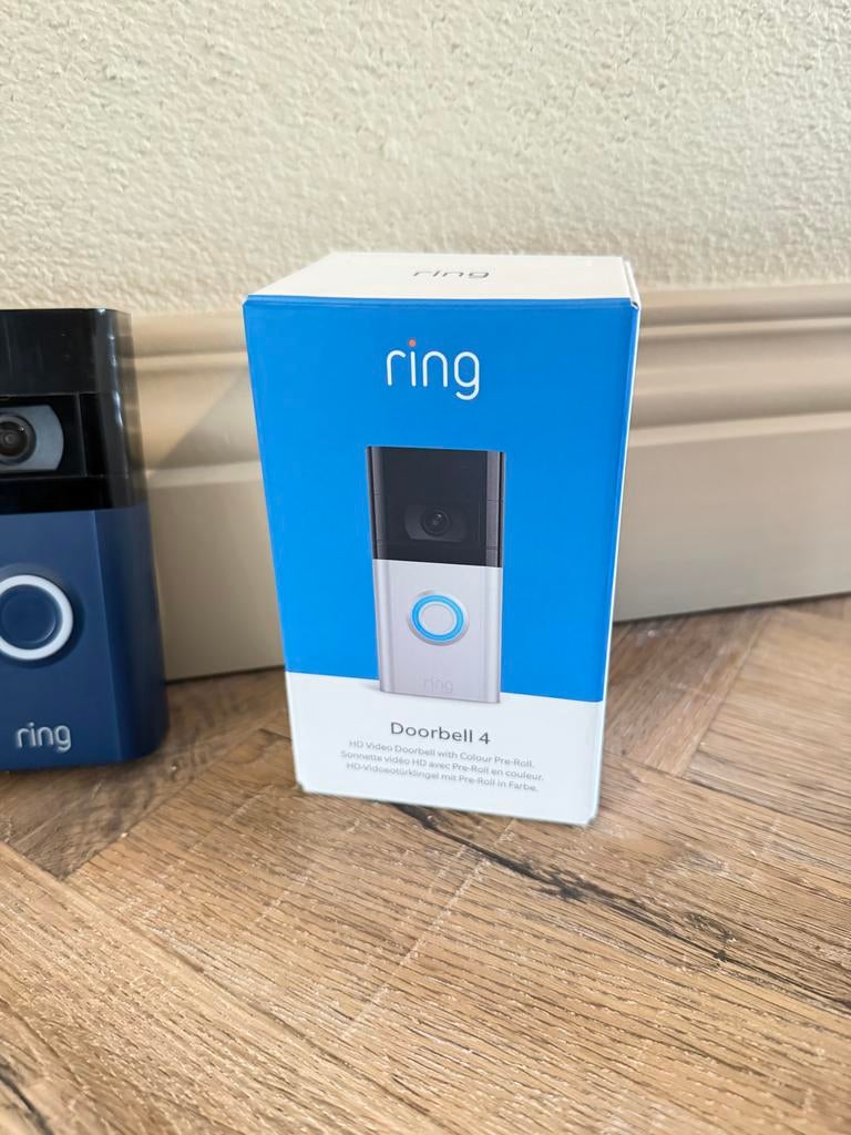 Ring Video Doorbell4 Slimme videodeurbel Compleet met doos, Huis en Inrichting, Deurbellen, Ophalen of Verzenden, Ingebouwde camera