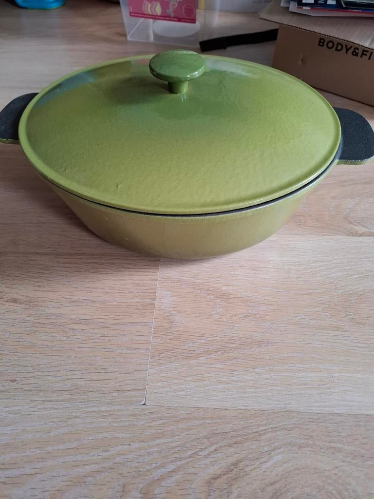 Mooie groene pan, Ophalen, Zo goed als nieuw, Rvs