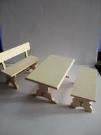 poppenhuis houten tuin set, Ophalen of Verzenden, Zo goed als nieuw, Decoratie