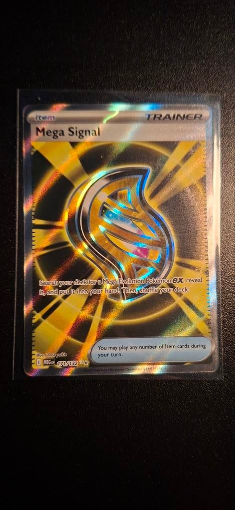 Mega Signal, Ophalen of Verzenden, Zo goed als nieuw, Losse kaart, Foil