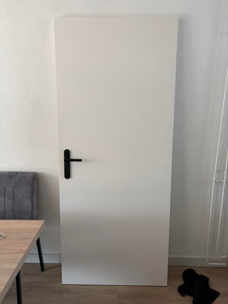 Opdekdeur - Rechts, Ophalen, Gebruikt, 80 tot 100 cm, Binnendeur