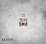 Gouden Hart Hanger met Edelstenen 18 KRT, Sieraden, Tassen en Uiterlijk, Kettinghangers, Ophalen of Verzenden, Zo goed als nieuw