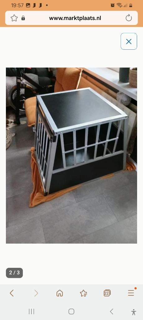 Bench, Dieren en Toebehoren, Hondenhokken, Ophalen, Gebruikt, 65 tot 100 cm, Hondenhok