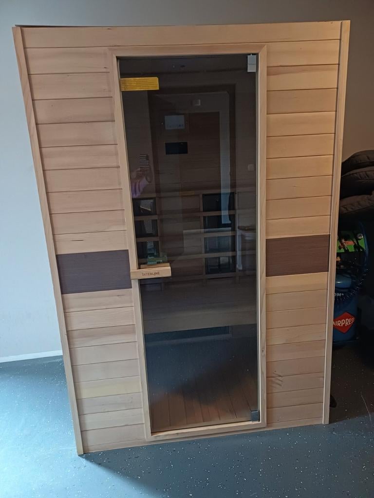 Infrarood sauna Interline, Ophalen of Verzenden, Zo goed als nieuw, Complete sauna