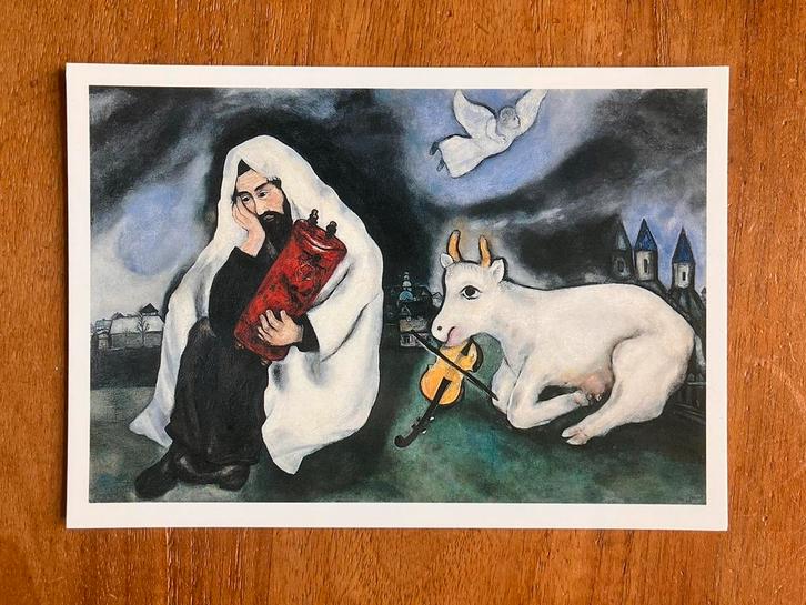 Marc Chagall - Eenzaamheid (Solitude), Verzamelen, Ansichtkaarten | Themakaarten, Ongelopen, 1980 tot heden, Overige thema's, Ophalen of Verzenden