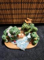 Kikker familie verjaardag, Verzamelen, Beelden en Beeldjes, Ophalen of Verzenden, Nieuw, Dier