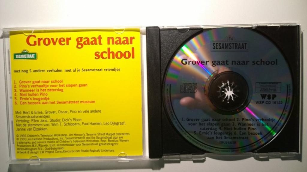 Sesamstraat - Grover Gaat Naar School, Ophalen of Verzenden, Zo goed als nieuw, Muziek, 6 tot 9 jaar