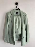 MS Mode tweedelig pak - Lichtgroen - Maat 44, Kostuum of Pak, Maat 42/44 (L), Ophalen of Verzenden, Zo goed als nieuw