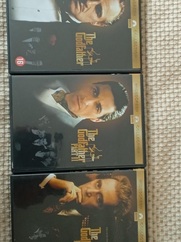 DVD The Godfather 1, 2 en 3, Cd's en Dvd's, Dvd's | Thrillers en Misdaad, Vanaf 16 jaar, Ophalen of Verzenden, Zo goed als nieuw