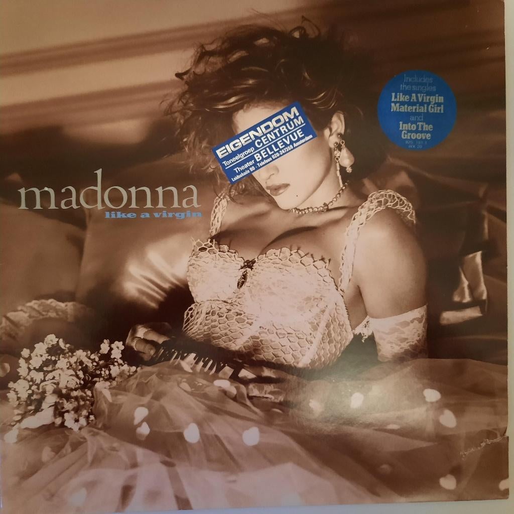 LP "Like a Virgin" - Madonna, Gebruikt, 1980 - 1989, Ophalen of Verzenden, Inclusief binnenhoes