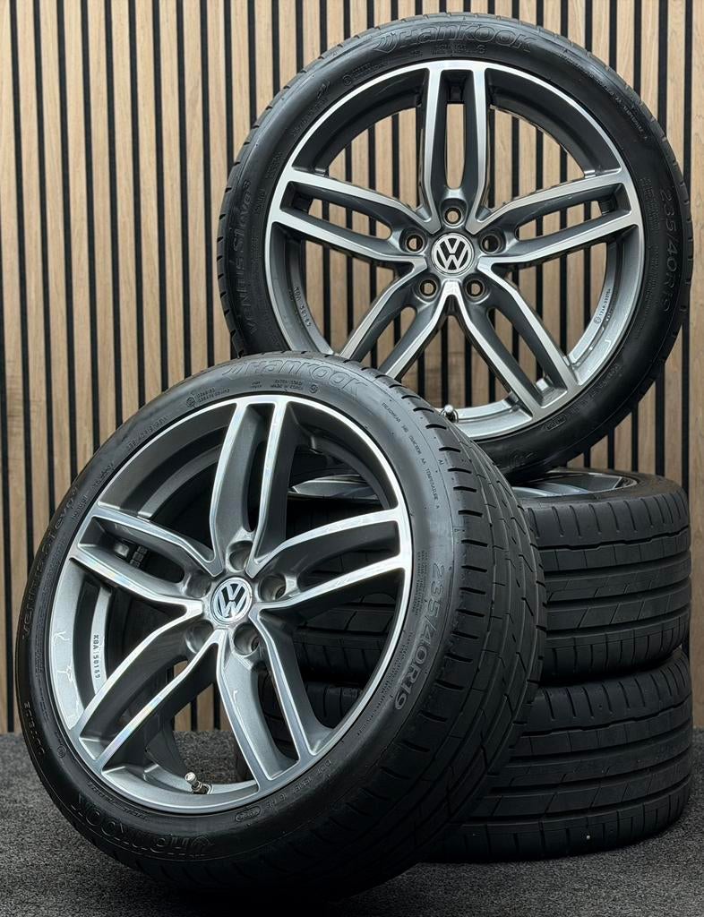 19 inch Brock RC29 - VW Passat 5x112 ET49 235/40/19 Hankook, Auto-onderdelen, Banden en Velgen, ., Banden en Velgen, 235 mm, .