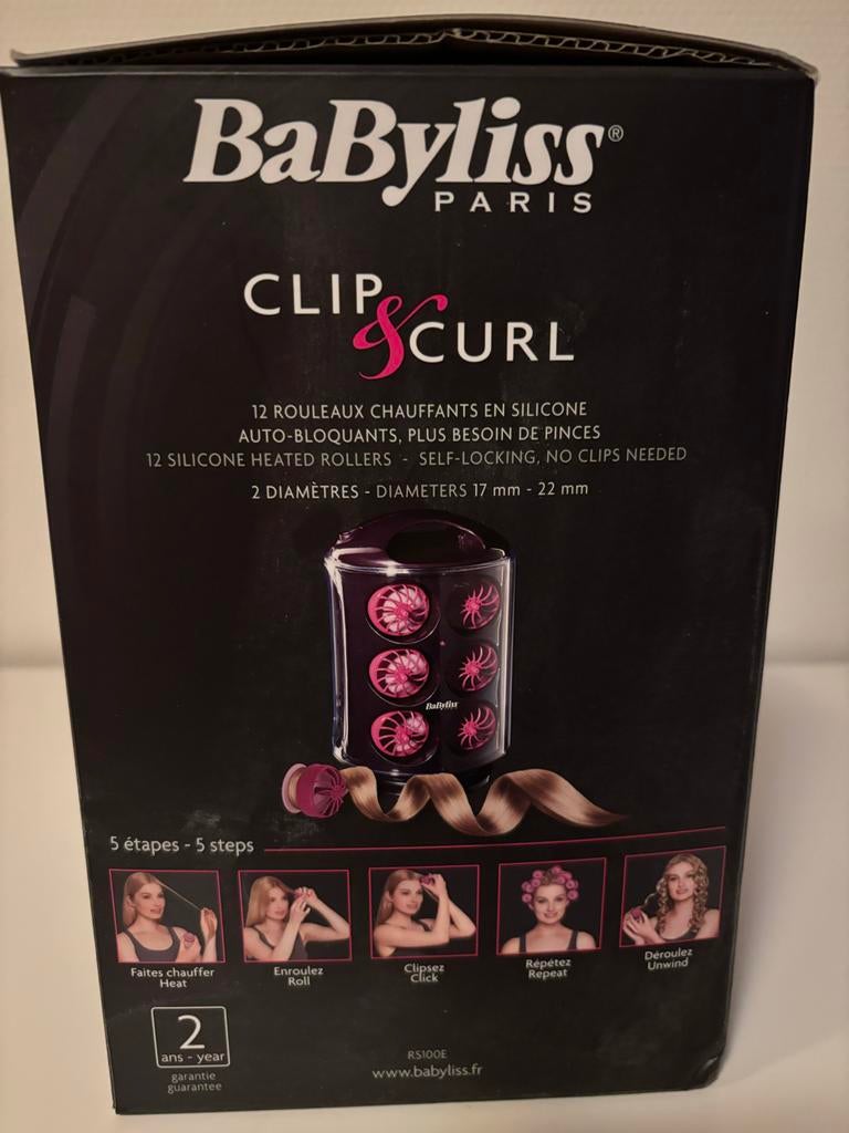 BaByliss Clip & Curl Krulset - Nieuw in doos, Ophalen of Verzenden, Nieuw, Krultang of Stijltang