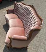 Vintage ROZe bank barok sofa queen ann Mohair Velours izgst, Ophalen of Verzenden, Zo goed als nieuw, 75 tot 100 cm, Tweepersoons