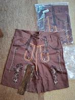 Lederhosen, stof, 2 stuks, M en S, Ophalen of Verzenden, Nieuw, Toneelattributen of Onderdelen