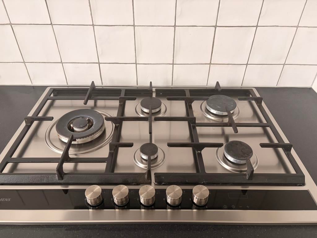 Siemens inbouw gaskookplaat en of afzuigkap, Ophalen, Gebruikt, Inbouw, Gas