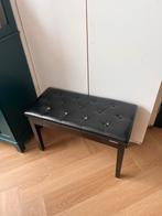 Pianobankje met opbergruimte in goede staat, Ophalen, Zo goed als nieuw, Rechthoekig, 125 cm of meer