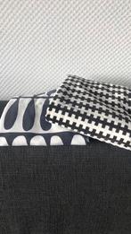 2 kussenhoezen, 55 x 55 cm. Ikea., Ophalen, Zo goed als nieuw, Zwart, Vierkant