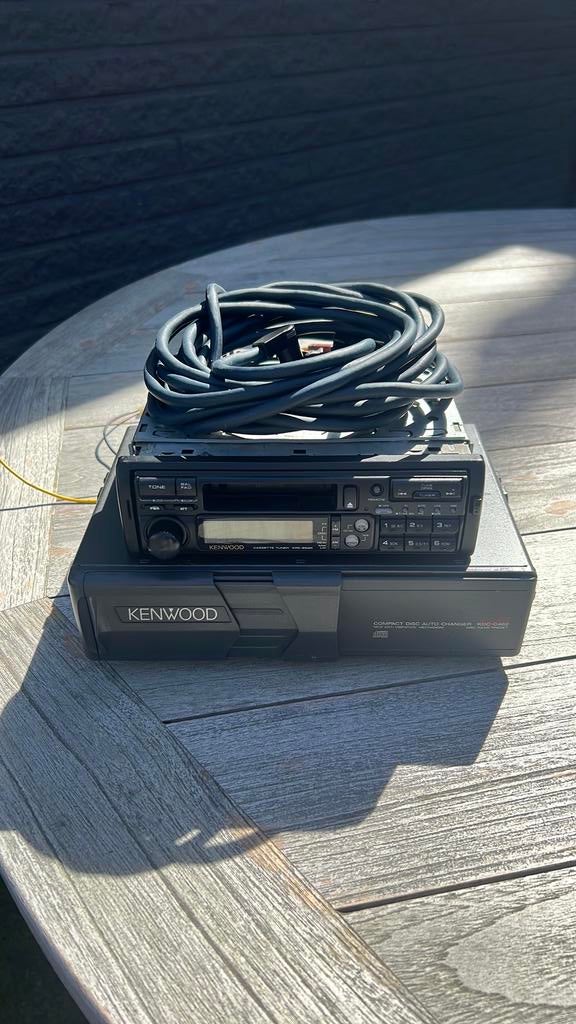 Te koop Radio cassette KENWOOD KRC-953R met CD Wisselaar, Auto diversen, Autoradio's, Ophalen, Gebruikt