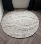 Beige ronde vloerkleed 200cm, Ophalen, Beige, Rond, 200 cm of meer