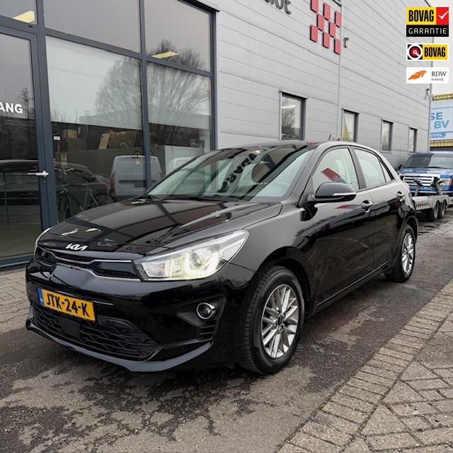 Kia RIO jaar bovag garantie, Auto's, Kia, Gebruikt, 4 cilinders, Zwart, Handgeschakeld