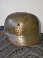 Duitse helm M35 DD., Ophalen of Verzenden, Duitsland, Helm of Baret