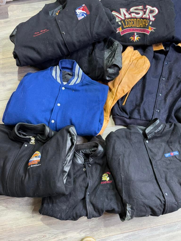 Partij - Vintage Varsity Jackets  11x, Ophalen of Verzenden, Zo goed als nieuw