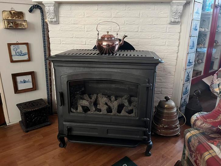 Gaskachel Laxevaags Beaulieu, Huis en Inrichting, Kachels, Gebruikt, Vrijstaand, Gaskachel, Gas, Ophalen