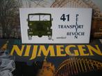 mooie tegel met daf vrachtwagen/41 peloton transport bevocie, Verzamelen, Militaria | Algemeen, Ophalen of Verzenden, Landmacht