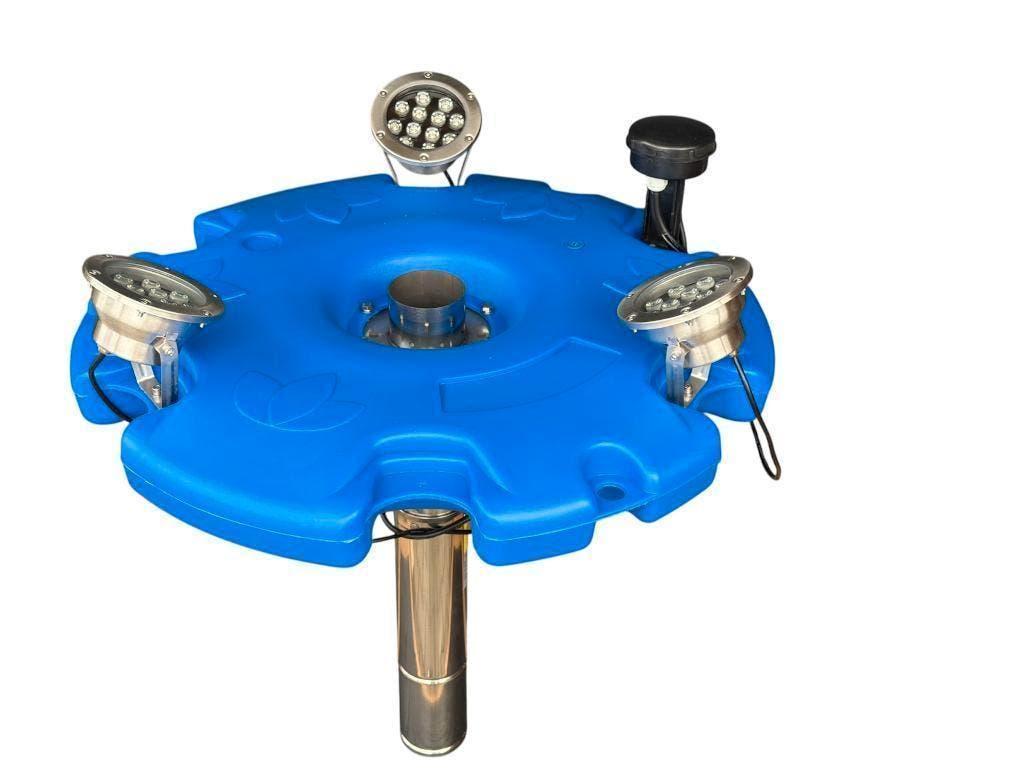 Vijverbeluchter, drijvende fontein/ professionele fontein, Karper of Koi