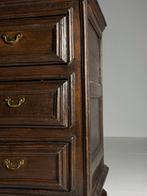 Ladekast engels antiek 17e eeuw eiken, Ophalen, Eikenhout, Zo goed als nieuw, Minder dan 100 cm