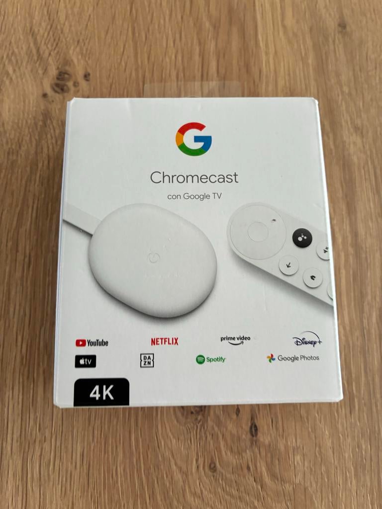 Google Chromecast met Google TV 4K - Zo goed als nieuw, Ophalen of Verzenden, Zonder harde schijf, Info@google.nl, Google