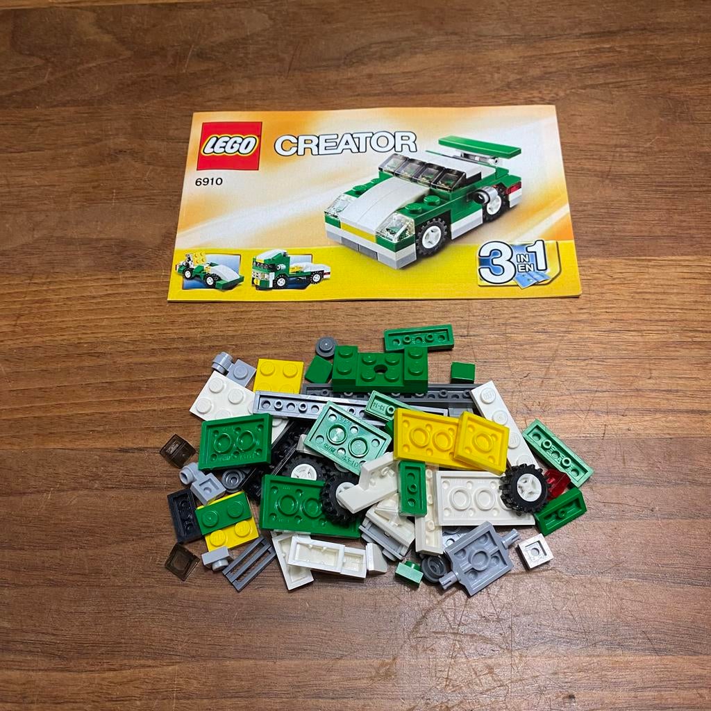Lego Creator 6910 3-in-1 Mini sportwagen, Ophalen of Verzenden, Gebruikt, Complete set, Lego