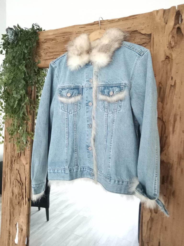 Spijkerjack Moritz maatL, Blauw, Moritz, Maat 42/44 (L), Ophalen of Verzenden