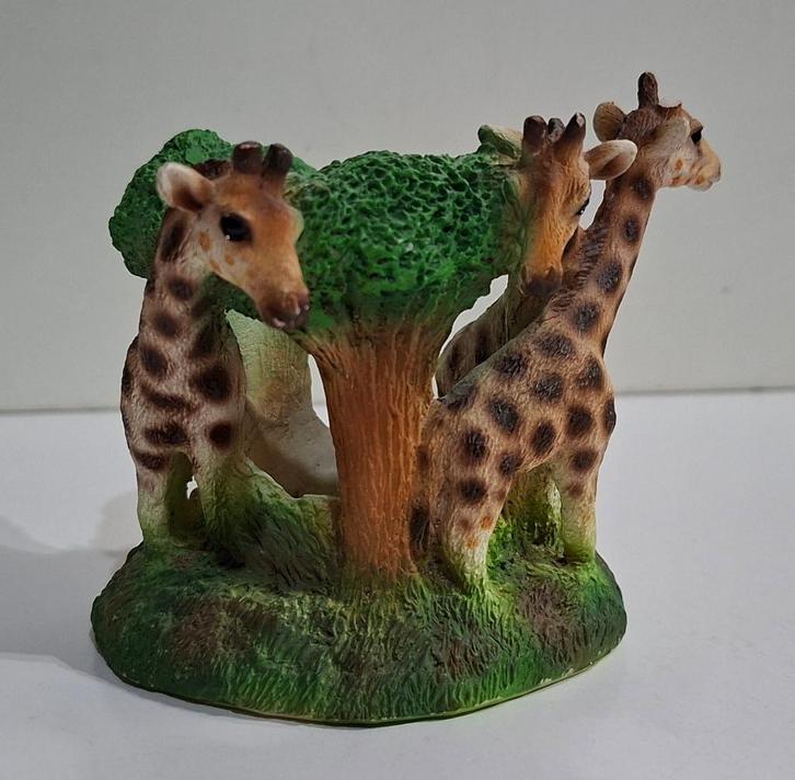 Giraffe waxinelichtjes houder, Huis en Inrichting, Woonaccessoires | Kandelaars en Kaarsen, Zo goed als nieuw, Kandelaar, Minder dan 25 cm