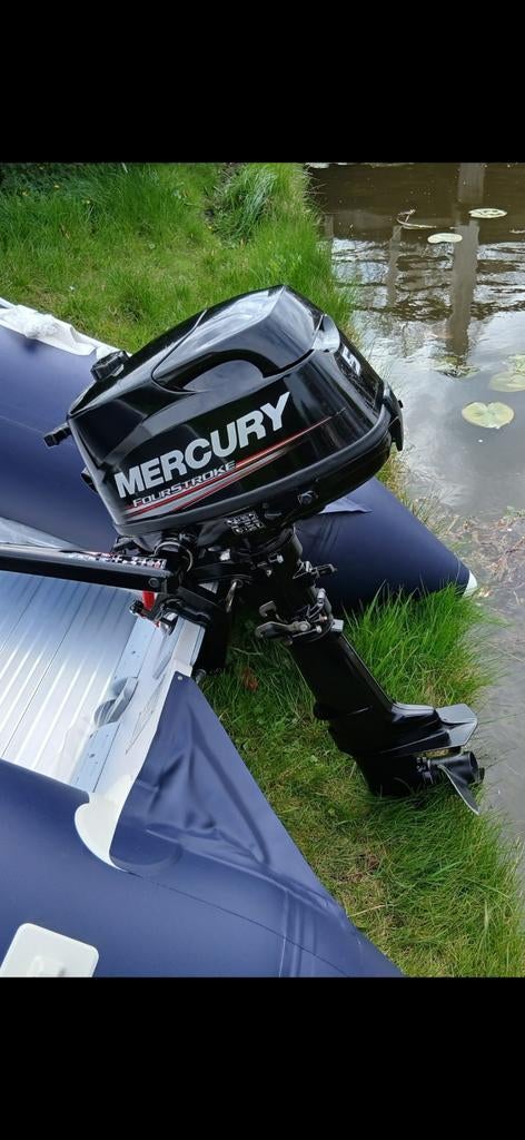 Mercury 5pk 4takt buitenboordmotor, Ophalen, 5 tot 10 pk, Zo goed als nieuw, Buitenboordmotor