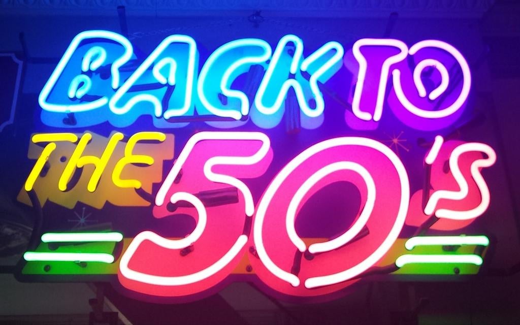 FIFTIES SIXTIES NEONVERLICHTING BACK TO THE 50'S NEON LAMP, Ophalen, Nieuw