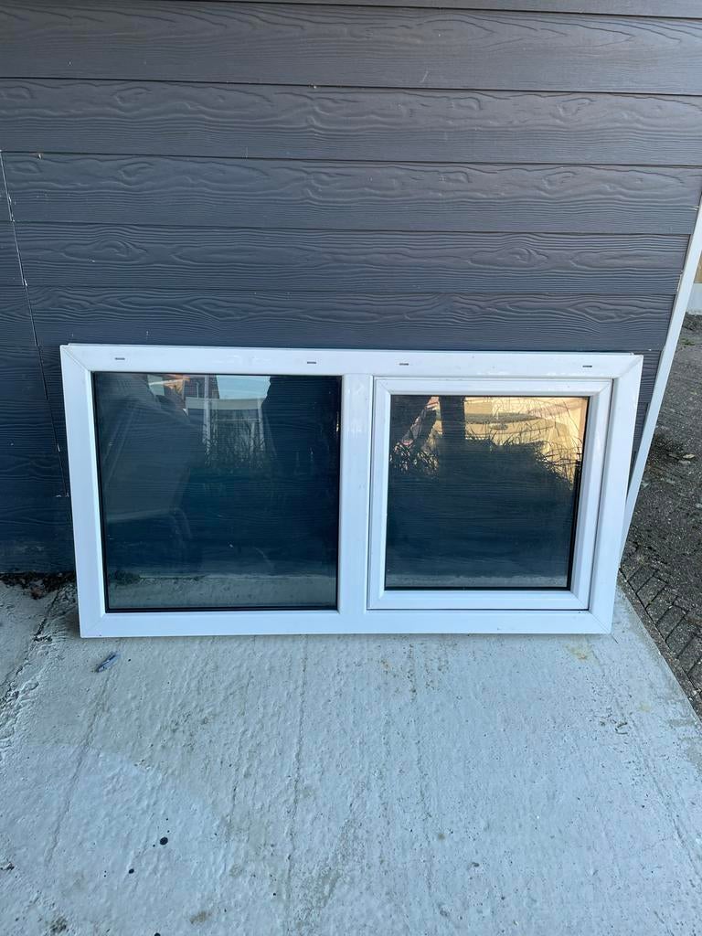 Nieuw kunststof kozijn 1500x800 mm, Ophalen, Gevelraam of Ruit, 80 tot 120 cm, Nieuw