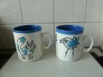 Just Mugs - Vogels, Poezen, Muizen, Dog, Olifant, Ophalen of Verzenden, Zo goed als nieuw, Overige stijlen, Kop(pen) en/of Schotel(s)