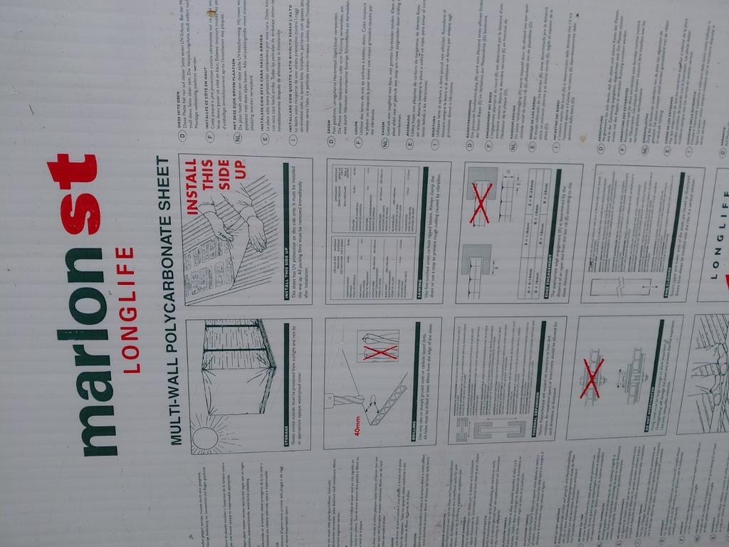 Kanaalplaten  16 mm dik, Ophalen, Nieuw