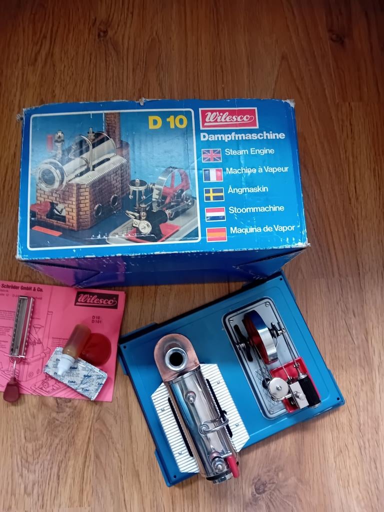 Wilesco stoommachine, Ophalen of Verzenden, Gebruikt, Groter dan 1:32