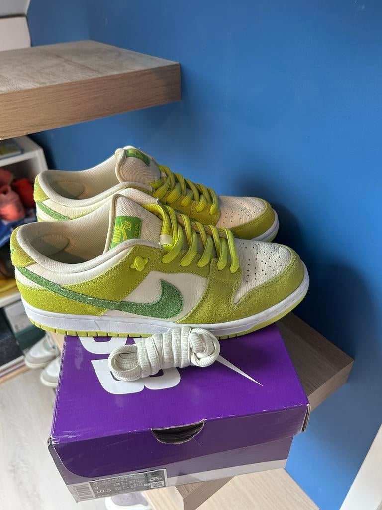 NIKE SB DUNK LOW PRO Green Apple - Maat 42,5, Kleding | Heren, Schoenen, Ophalen of Verzenden, Gedragen, Overige kleuren, Sneakers of Gympen