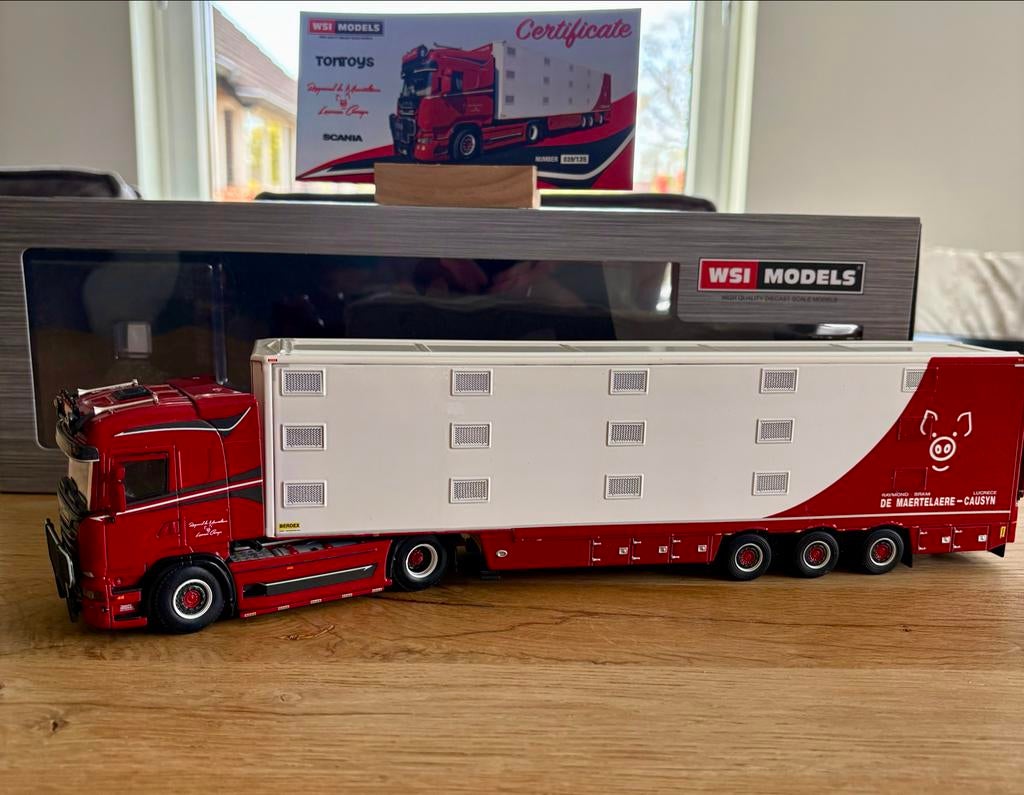 WSI 1:50 De Maertelaere Scania streamline highline 4x2, Ophalen of Verzenden, Nieuw, Bus of Vrachtwagen, Wsi
