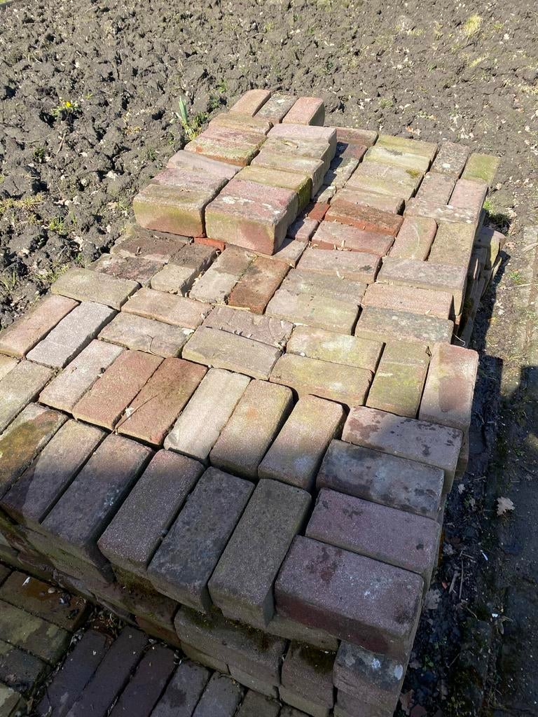 Hard gebakken klinkers, Tuin en Terras, Ophalen, Overige materialen, Gebruikt, Klinkers