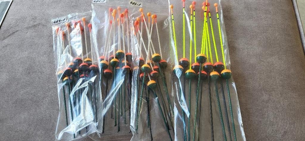 40x vintage snoekbaars dobbers, Ophalen of Verzenden, Nieuw, Dobber of Lood